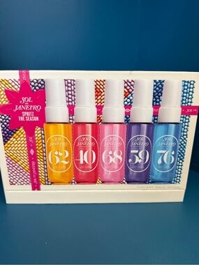 Sol de Janeiro Mini Body Mist Set - Yellow, Red, Pink, Purple, Blue